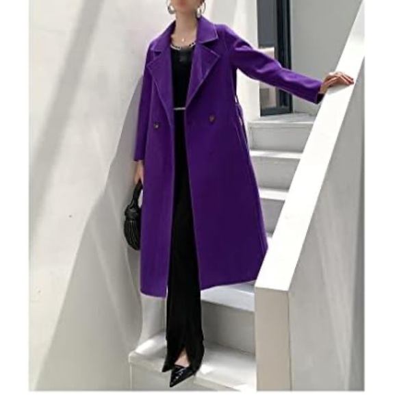MaxMara Studio double breasted belted coat - Picture 6 of 7